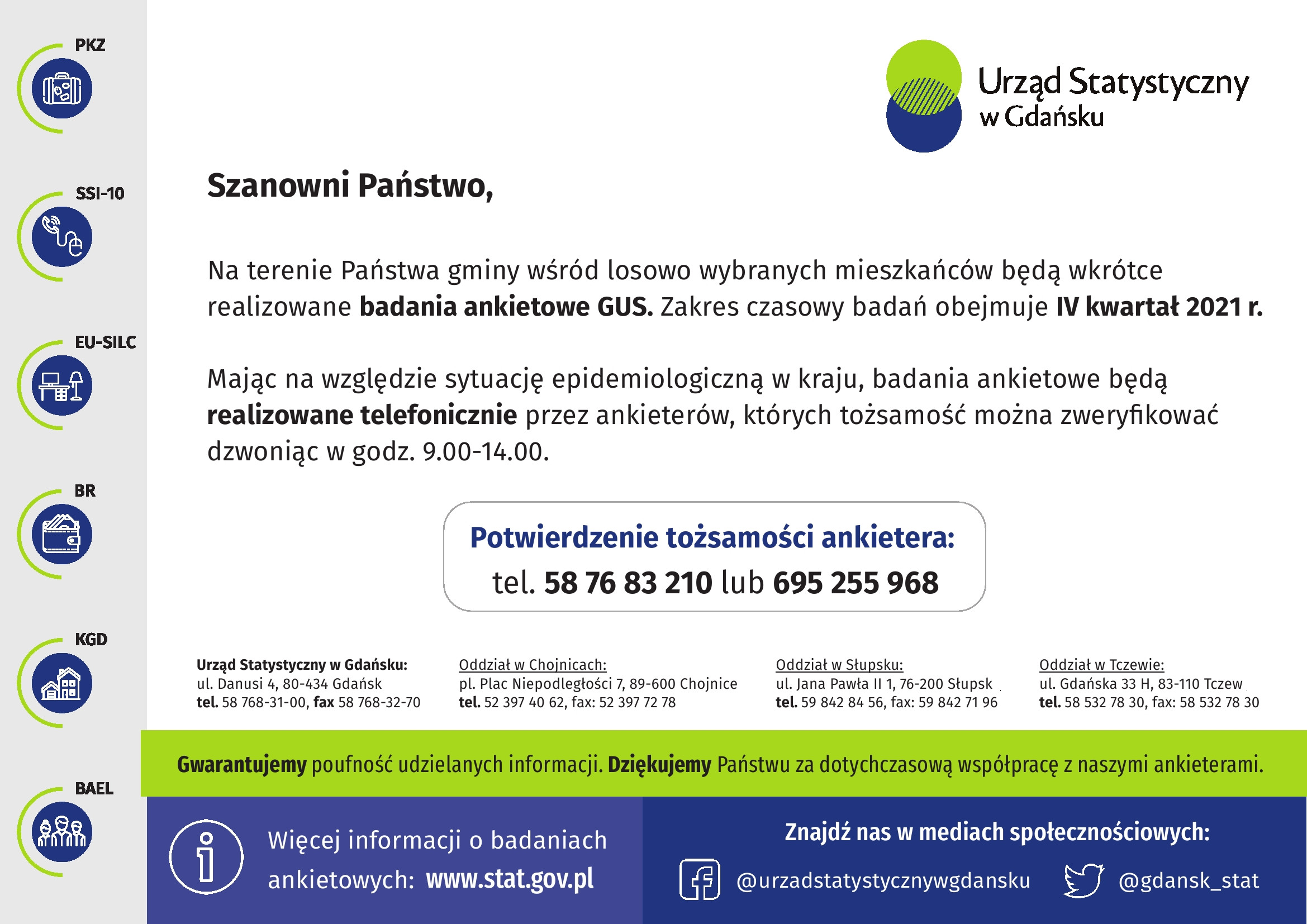 Informacja Badania ankietowe GUS