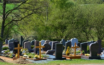 Zdjęcie do Informacja dotycząca zamiaru likwidacji grob&oacute;w na terenie Cmentarza Komunalnego w Gniewinku
